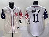 Men's New York Yankees #11 Anthony Volpe White American Style Limited Stitched Jersey,baseball caps,new era cap wholesale,wholesale hats